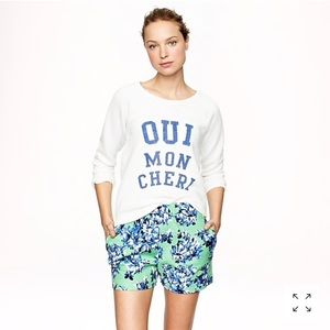 💚J. CREW💚 TAP SHORTS IN PHOTO FLORAL💚